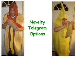 telegrams some of the singing telegram options