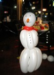 Greenville balloon twister makes snowman