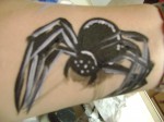 3D effect on this painted spider