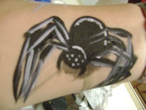 3D effect on this painted spider